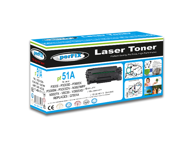 PFX PF 51A-Q7551A 3005 TONER (5186) 6,5K