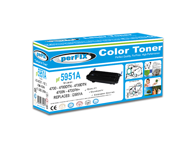 PFX PF Q5951A 4700-643A MAVİ TONER 10K