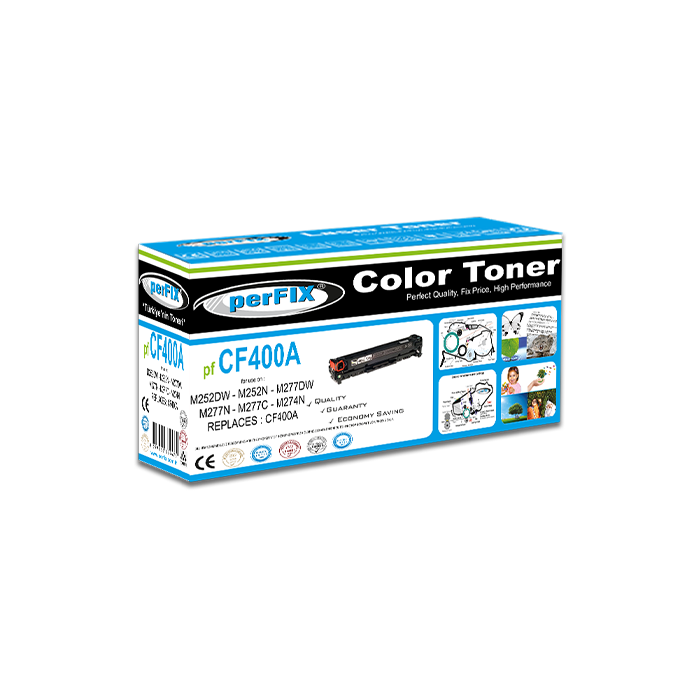 PFX PF CF400A SİYAH 201A TONER 1,5K