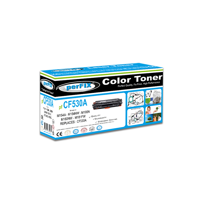 PFX PF CF530A SİYAH 205A TONER 1,1K