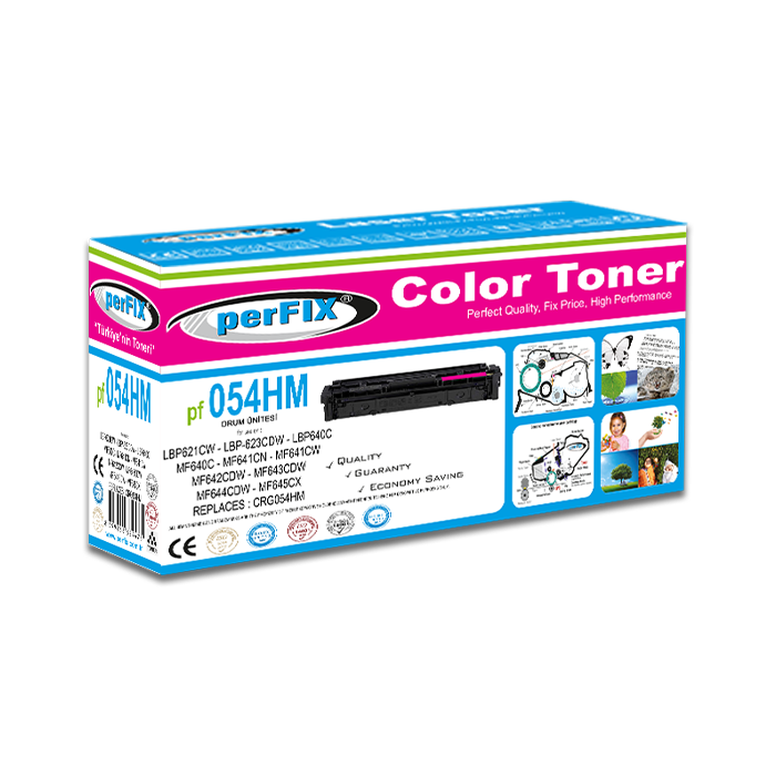 PFX PF CRG054HM - CF543X KIRMIZI YÜKSEK KAPASİTE TONER 2,3K