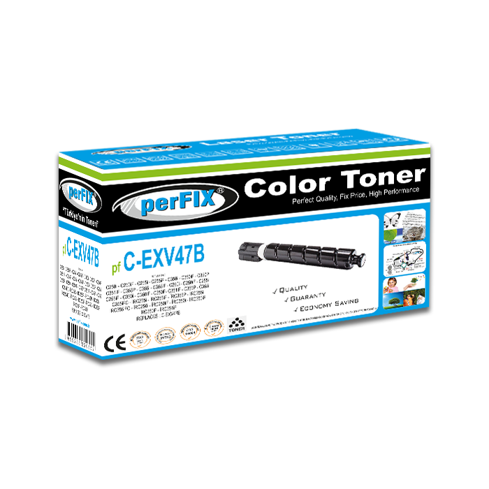 PFX PF EXV-47 IR-C250İ SİYAH TONER