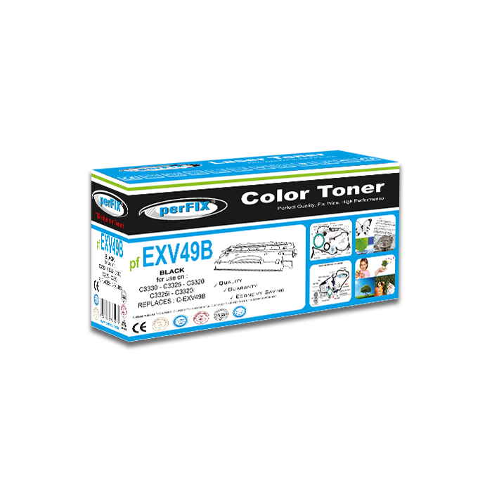 PFX PF EXV-49 - GPR-53 - NPG-67  SİYAH TONER