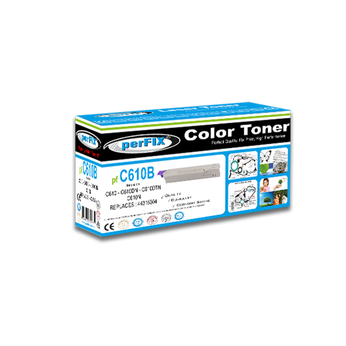 PFX PF C610 SİYAH 44315324 TONER 8K