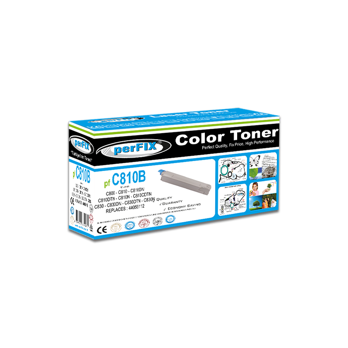 PFX PF C810-C830-44059120 SİYAH TONER 8K