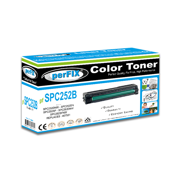 PFX PF SPC252 - SPC262 - SİYAH LASER TONER - 407716  - 4,5K