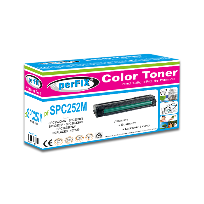 PFX PF SPC252 - SPC262 - KIRMIZI LASER TONER  - 407718 - 6K