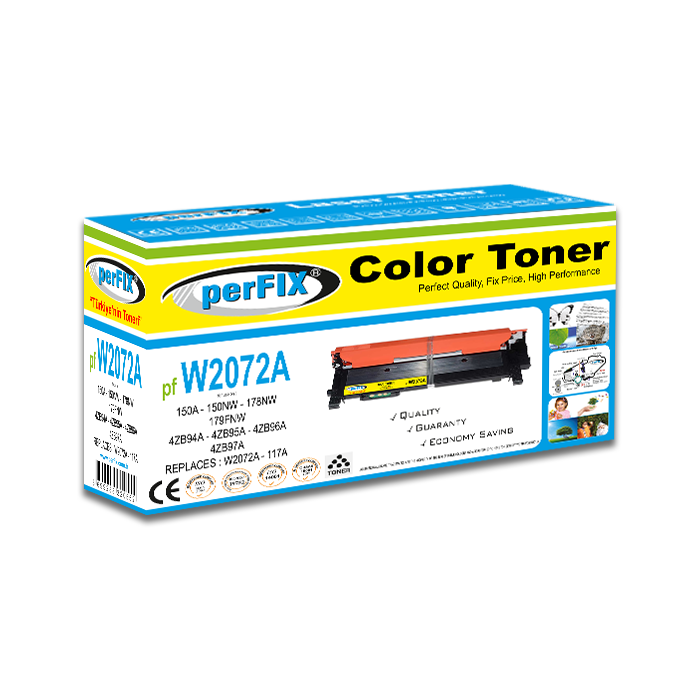 PFX PF W2072A SARI Chipsiz 117A TONER 0,7K