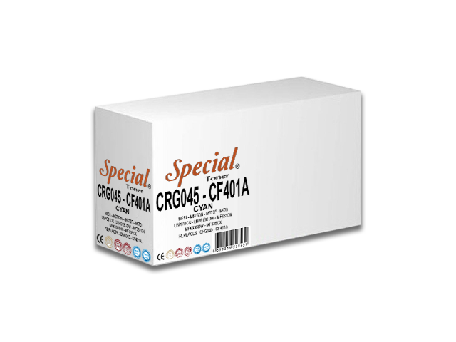 SPECIAL HP  CF401A CRG045C  MAVİ 201A TONER 1,4K