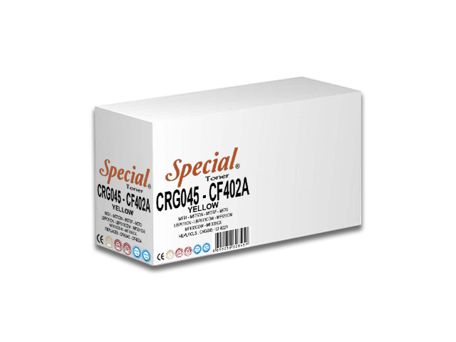 SPECIAL HP  CF402A CRG045Y  SARI 201A TONER 1,4K