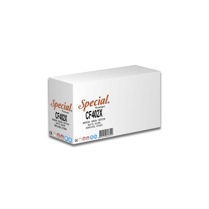 SPECIAL TONER CF402X CRG045HY SARI 201X YÜKSEK KAPASİTE 2,3K