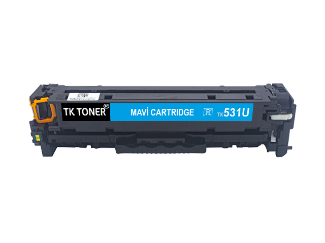 TK TONER 531U-CC531A-CE411A-CF381A ÜNİVERSAL 2,8K TONER MAVİ